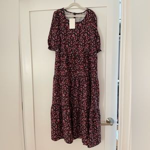 Midi floral dress